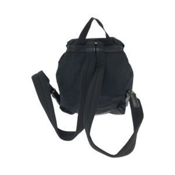 PRADA Tessuto triangular black nylon Rucksack Backpack - Picture 2 of 9